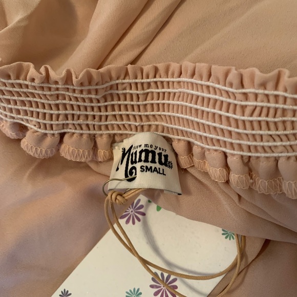 NWT Show Me Your Mumu Hacienda Maxi Dress Small Small Stain @ Hem - Picture 11 of 12